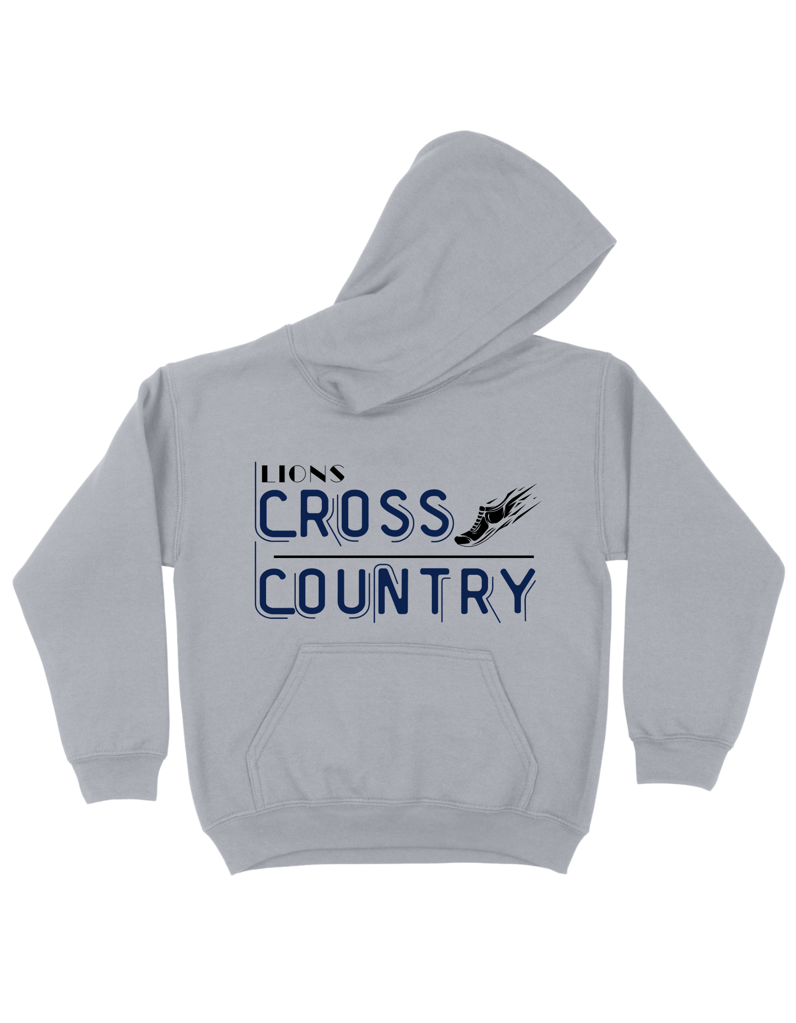 Cross Country - Athletic Gray Hoodie  Main Image